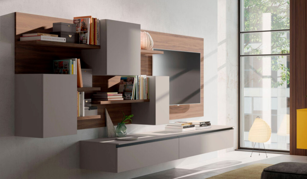 Soggiorno con porta tv Tris